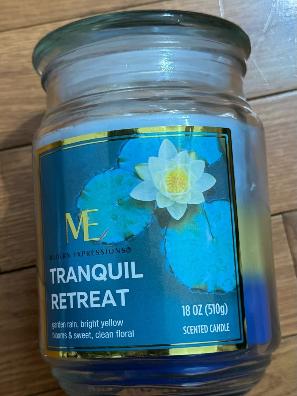 NWT Modern Expressions Home Transquil Candle